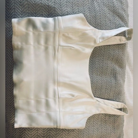 Wilfred Cream satin crop - Picture 3 of 4